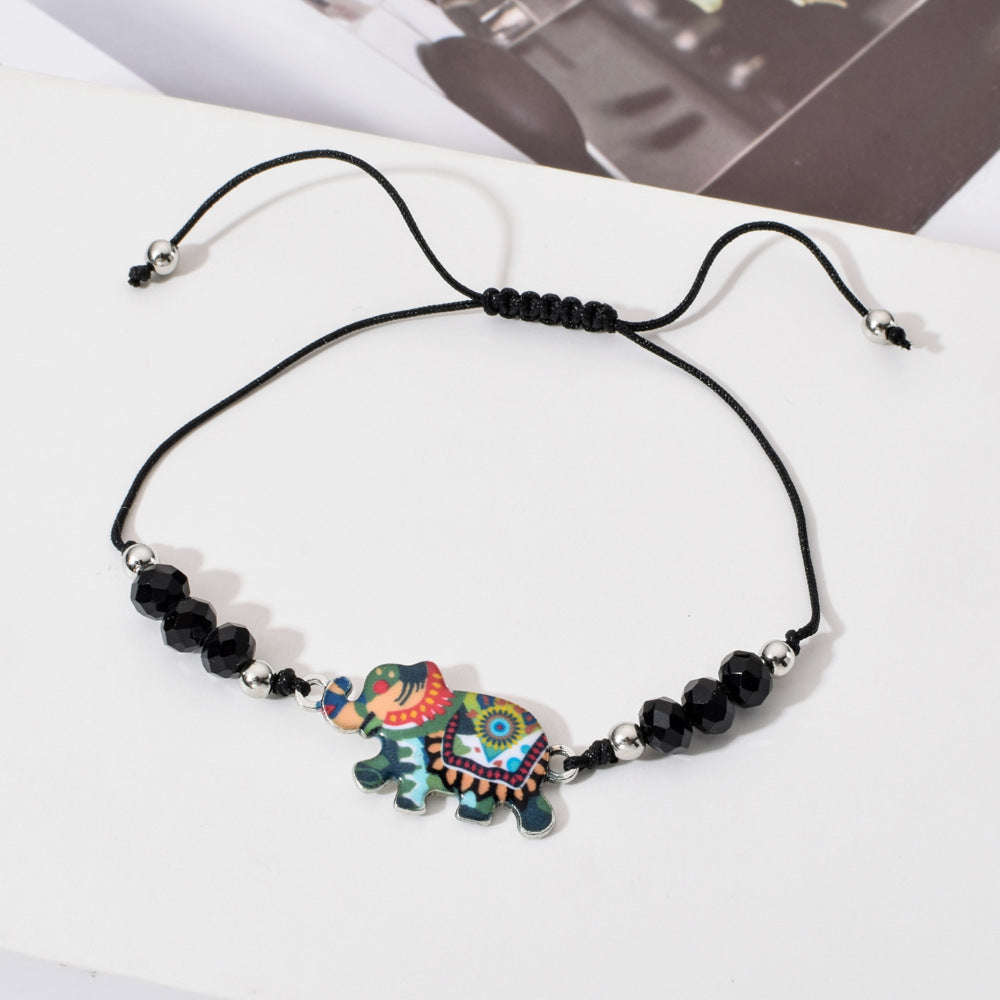Wholesale Alloy Colored Crystal Bracelets